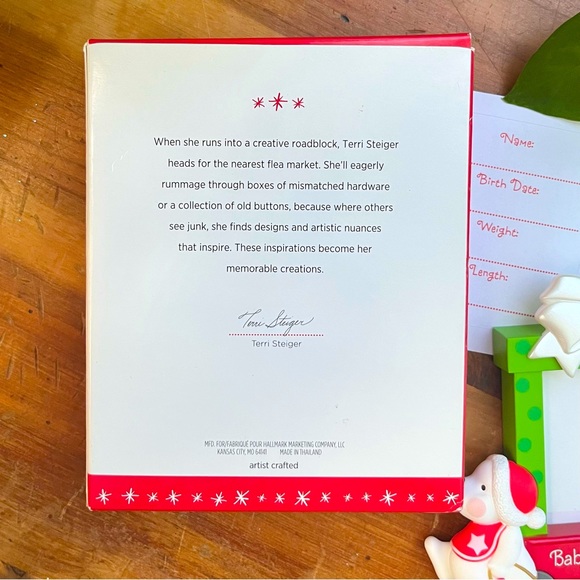 NIB Hallmark Keepsake Ornament 2016 Beary Cute Baby’s 1st Christmas - Picture 3 of 3